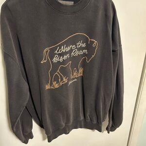 Men's Abercrombie & Fitch 'Where the Bison Roam' Graphic Sweatshirt